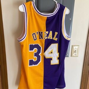 Brand new Shaquille O’Neal Jersey Los Angeles Lakers Adult Large Stitched